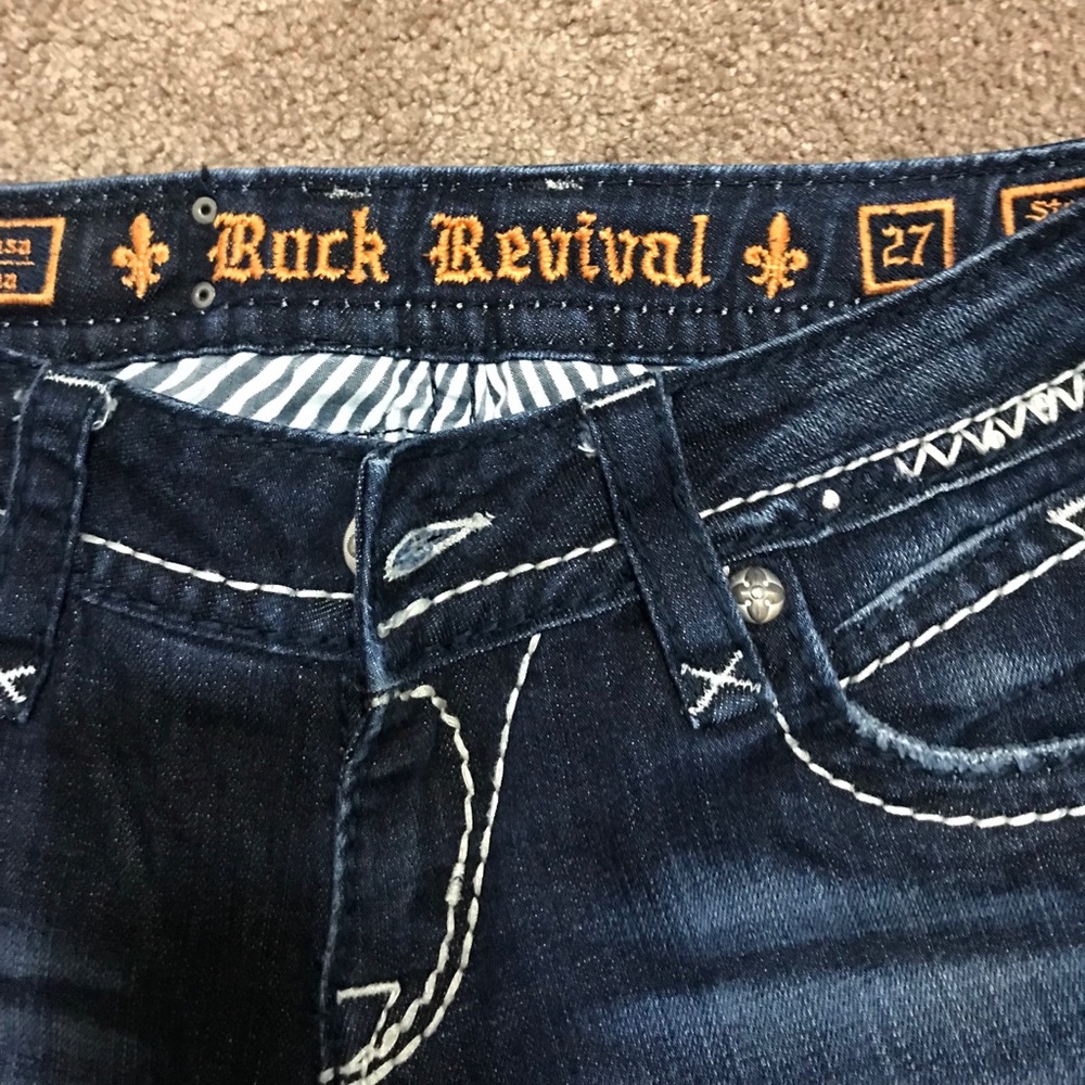 Rock Revival Stephanie easy fit capris